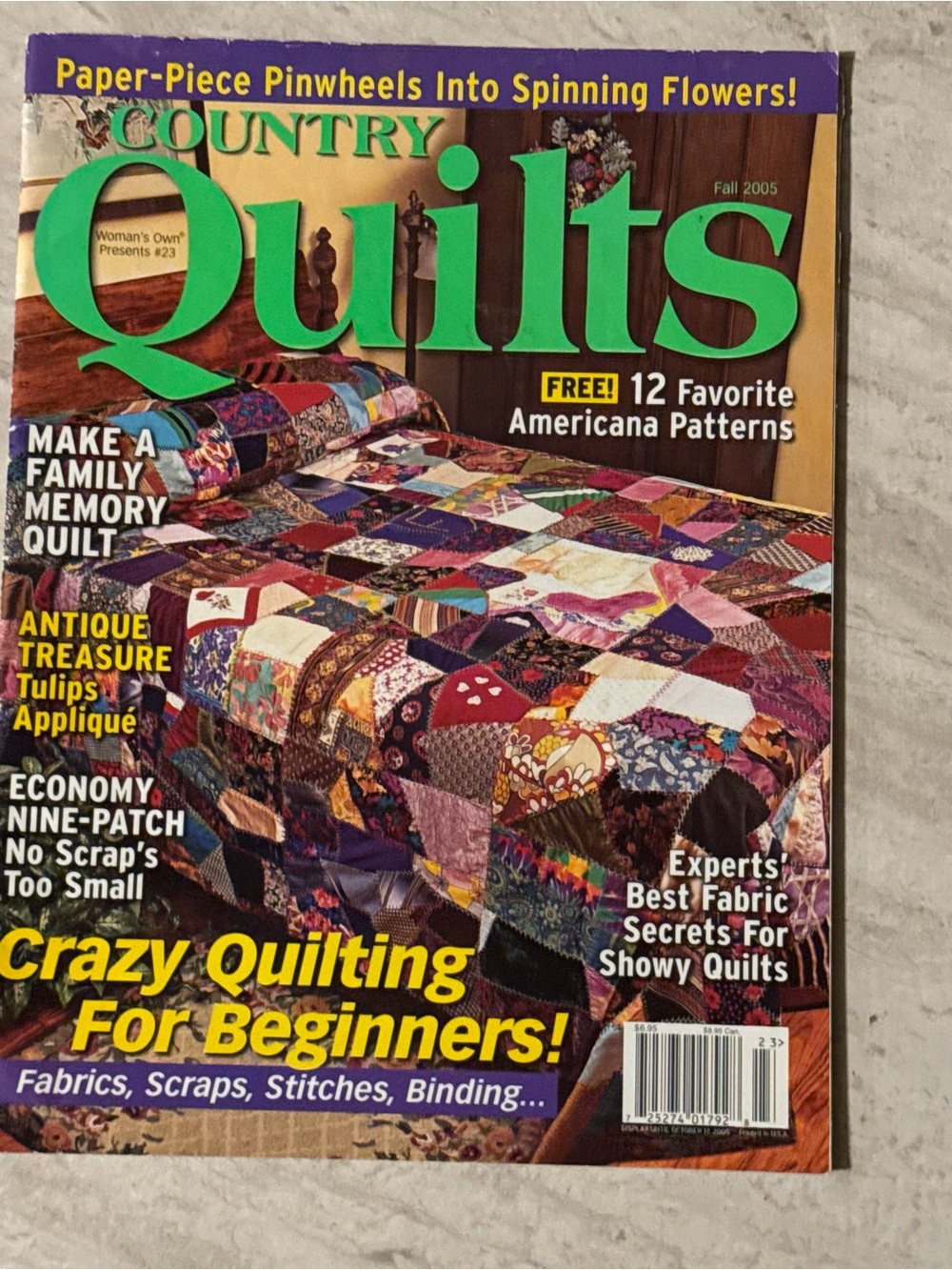 Country Quilts Fall 2005 Vintage Magazine‎